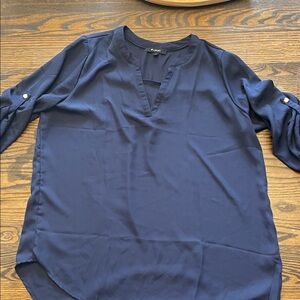 Navy Blue Women’s Blouse